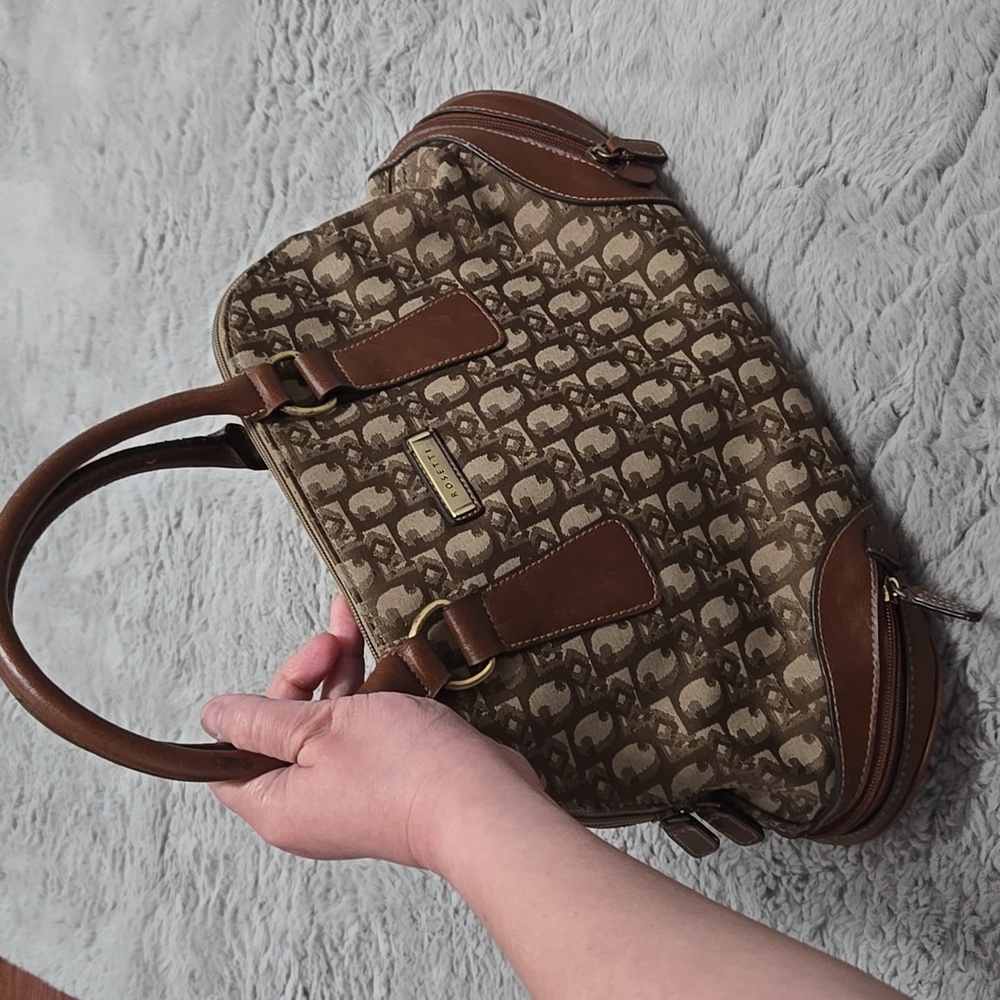 Rosetti Brown Monogram Handbag - image 2